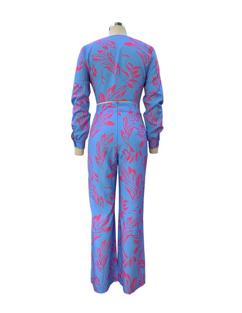 Spring Women's Fashion Sexy Shirt Straight High-Waist Wide-Leg Pants Set