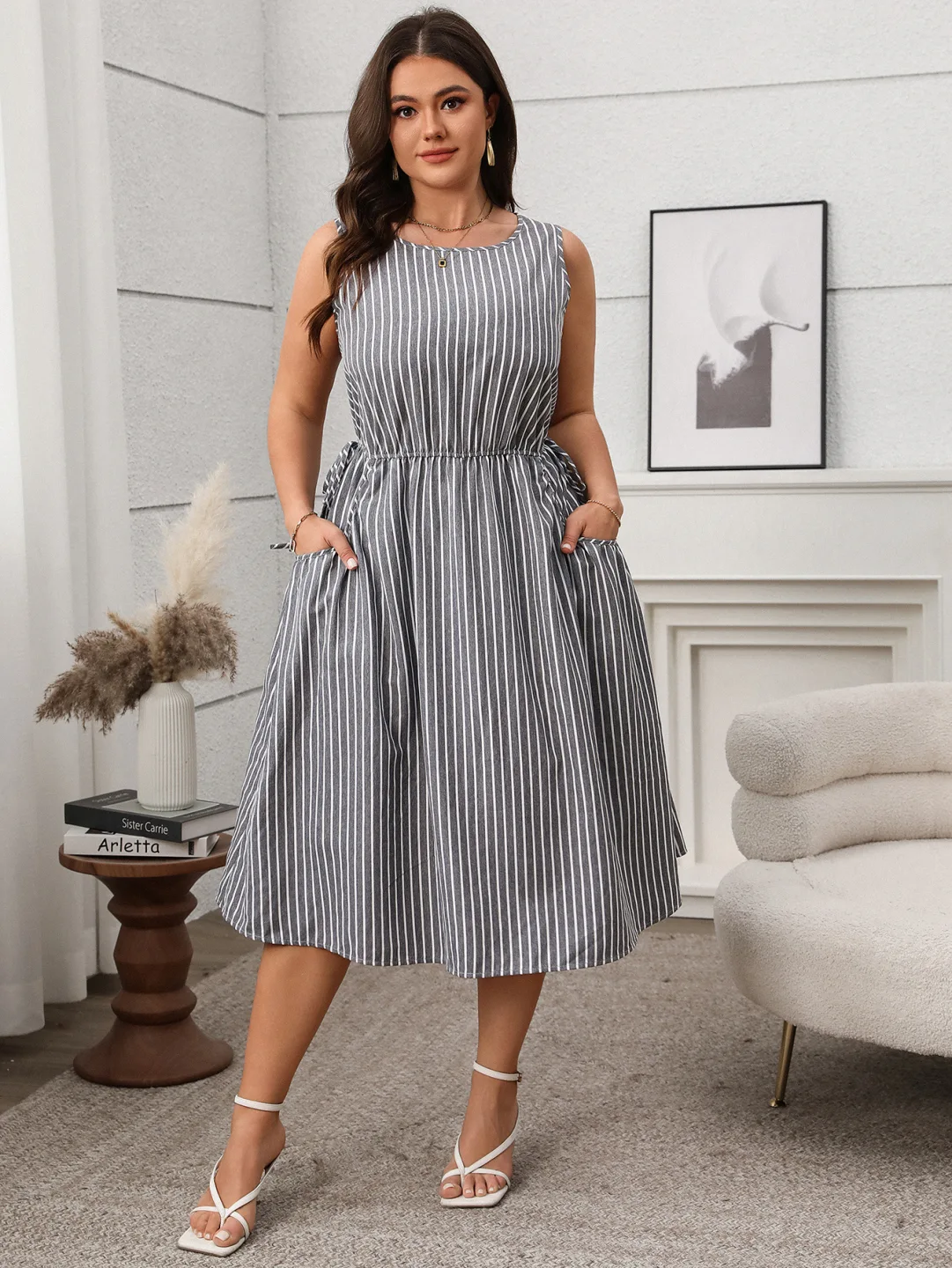 women's plus size spring dresses Lenago Maxi for Women Summer Fashion Printed V-Neck Sleeveless Suspenders Pullover Dress Beach Holiday Party Dress Sundress casual wear Plus Size Summer Wedding Guest